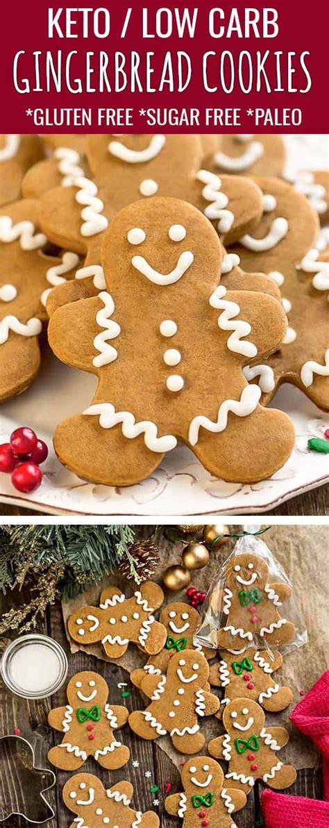 Keto Gingerbread Cookies Low Carb Paleo Best Gluten Free Recipe