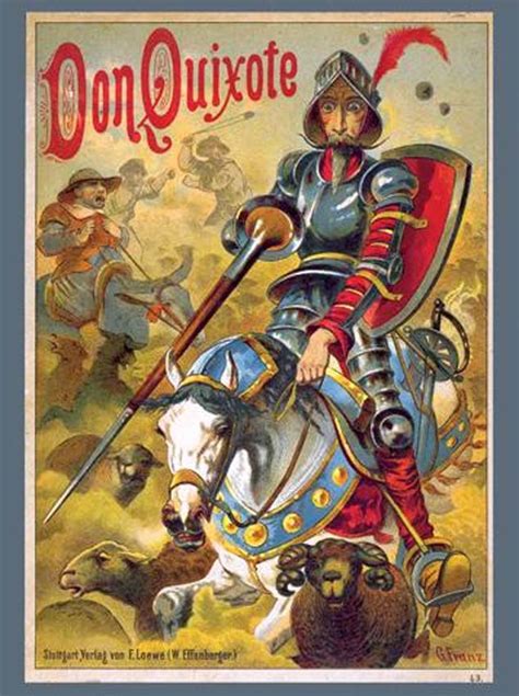 Don Quixote (Miguel de Cervantes) - Posters and Canvas Art Prints | Vintage Book Covers