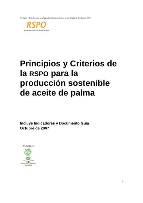 Pdf Principios Y Criterios De La Rspo Para La Producci N Dokumen Tips