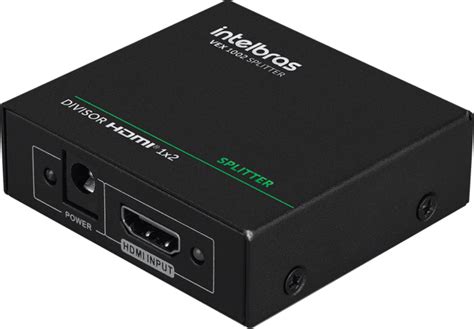 Divisor HDMI VEX 1002 Splitter INTELBRAS IMSEG