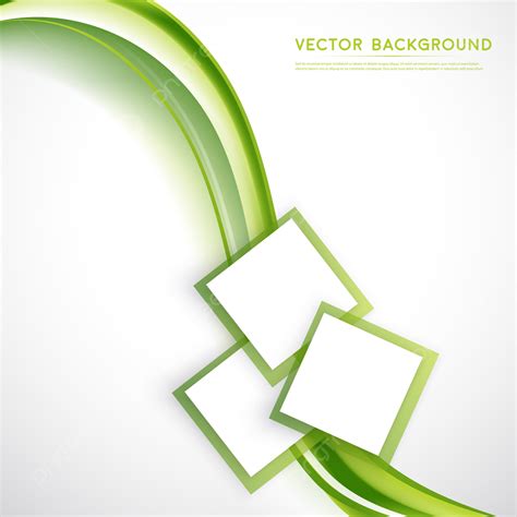 Vector Abstracto Fondo Blanco Con Diseño Ondulado De Un Color Verde