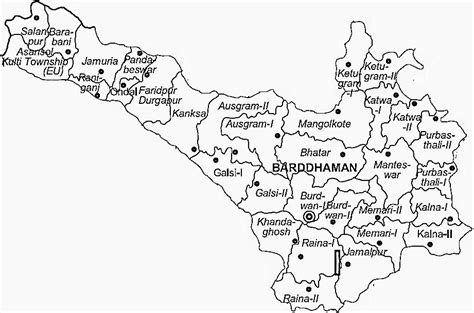 Bardhaman West Bengal Map - Map Of Europe And Asia