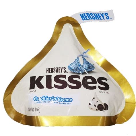 Hershey S Chocolate Kisses Cookies Cream 40g