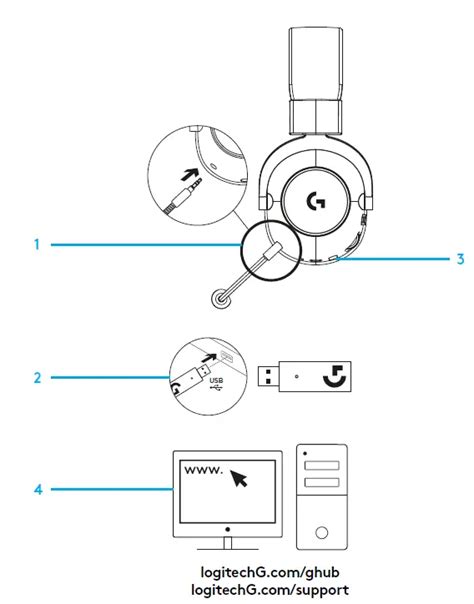 logitech Pro X Wireless LightSpeed Gaming Headset User Guide