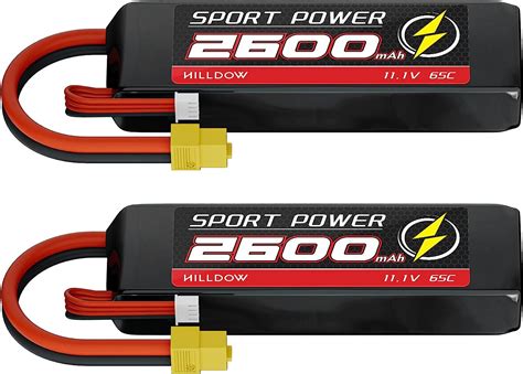 Hilldow M Rc Batteria S Batteria Lipo V C Mah Con