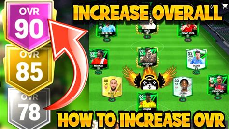 How To Increase Overall In Fc Mobile How To Upgrade Team Ovr