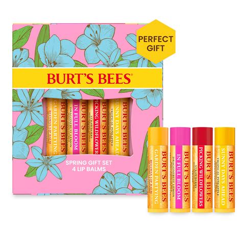 burts bees  natural origin moisturising lip balm set  full