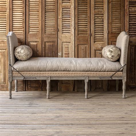 French Country Lounge Daybed | Antique Farmhouse