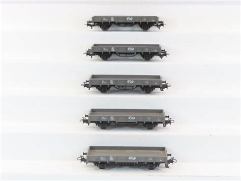 Märklin H0 4433 Freight carriage Five 2 axle open low Catawiki