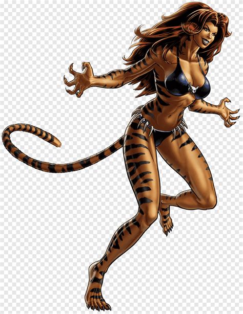 Marvel Avengers Alliance Patsy Walker Tigra Marvel Comics Magneto Comics Game Png Pngegg