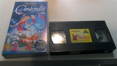 Cinderella Vhs Pal Rare Walt Disney Classics Video Tape U