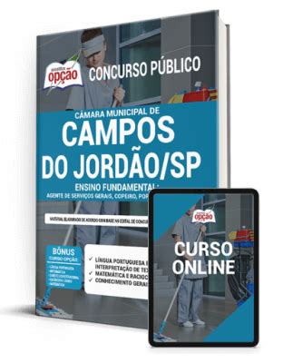 Apostila Câmara de Campos do Jordão Ensino Fundamental 2021 Download