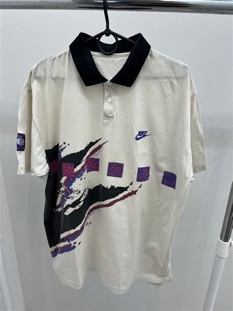 Andre Agassi × Nike × Vintage Vintage Nike Challenge Court Andre Agassi Tennis Polo Shirt Grailed