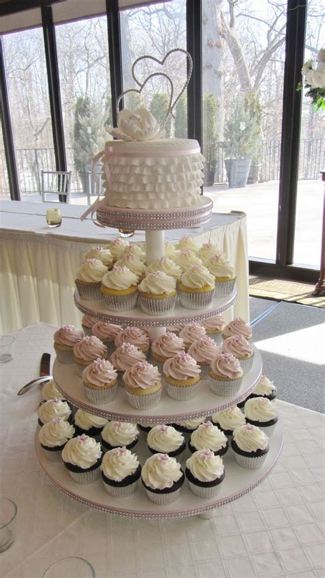 Julies Cafe Bakery Cupcake Tower Wedding Wedding Cakes With Cupcakes