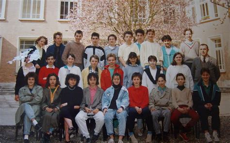 Photo de classe 3e8 de 1987 Collège Perrot D ablancourt Copains d avant