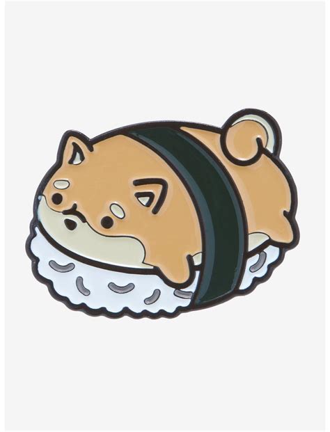 Shiba Sushi Enamel Pin Hot Topic