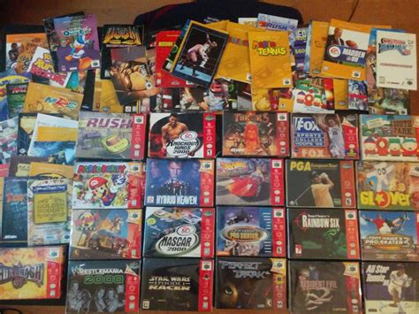 Picked Up A Lot Of N64 Boxes And Manuals For The Collection