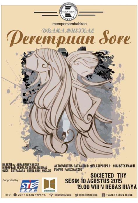 Contoh Poster Teater Tulisan