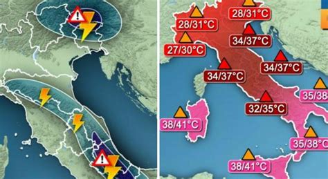 Meteo Nel Weekend Arriva Il Maltempo Nubifragi Temporali E Grandine