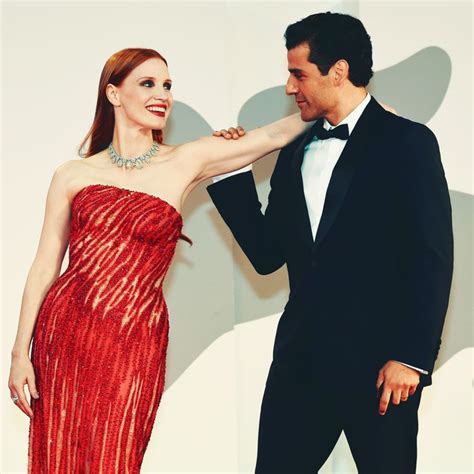 Oscar Isaac Gives Odd Explanation of Jessica Chastain PDA