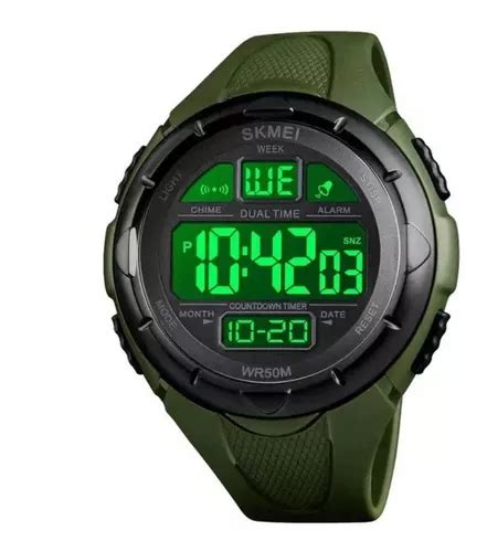 Reloj Skmei Deportivo Sumergible Cronometro Alarma Luz Clic Meses Sin