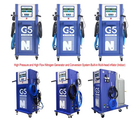 G5 Nitrogen Generator Tire Inflation Machine 4 Tyres Inflators Ce Fully