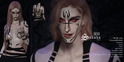 Second Life Marketplace - Sköll - Sukuna tattoo