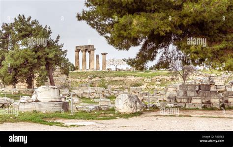 Ancient Corinth, Greece Stock Photo - Alamy