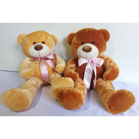 Urso de Pelúcia Teddy Macio Fofinho Antialérgico Grande 50 cm Sentado