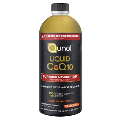 Qunol Liquid Coq10 100 Mg 30 4 Ounces 1 Harris Teeter