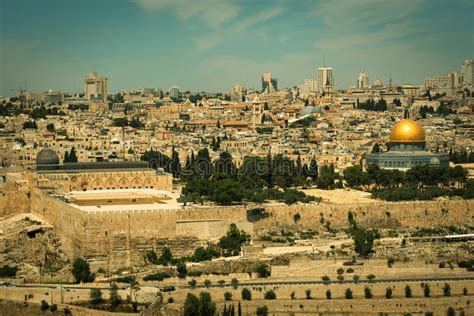 Holy City Of Jerusalem Israel Stock Photo Image Of Land Historical