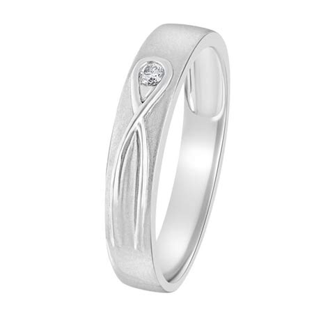 Buy Dazzling Diamond And Platinum Ring For Men Online ORRA