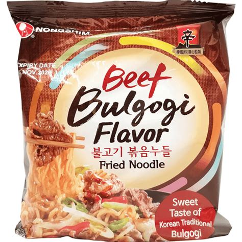 Nongshim Beef Bulgogi Fried Noodles 103g Instant Noodles Walter Mart