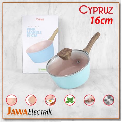 Jual Cypruz Colorful Marble Sauce Pan Panci Susu Anti Lengket Cm