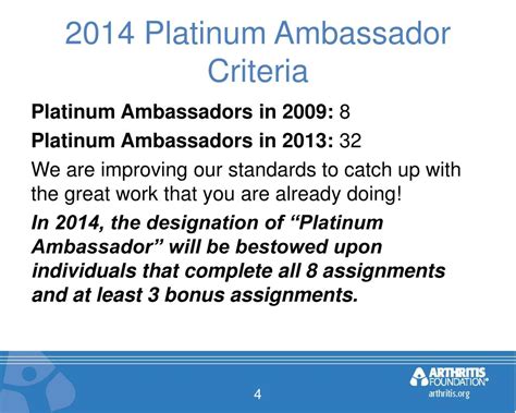 Ppt Arthritis Foundation Arthritis Ambassador Briefing Powerpoint