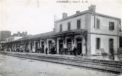 Miramas Gare P L M Carte Postale Ancienne Et Vue D Hier Et Aujourd