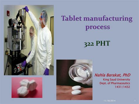 Ppt Tablet Manufacturing Process 322 Pht Powerpoint Presentation