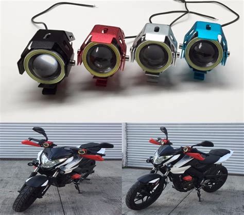 Faros Led Para Motocicleta Universal Cree U W Lm