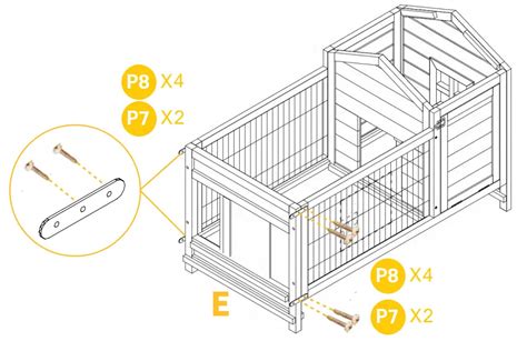 Aivituvin Air Hutch Indoor Bunny Cage Outdoor Rabbit House