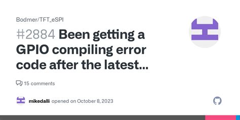 Been Getting A GPIO Compiling Error Code After The Latest ESP IDF