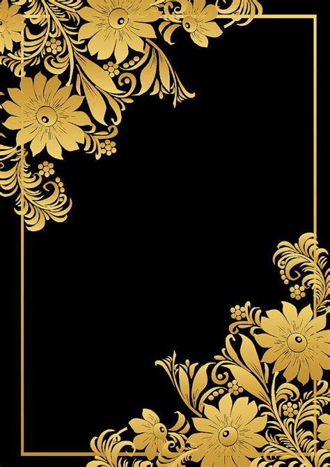 Golden Border Png Gold Border Hd Phone Wallpaper Pxfuel