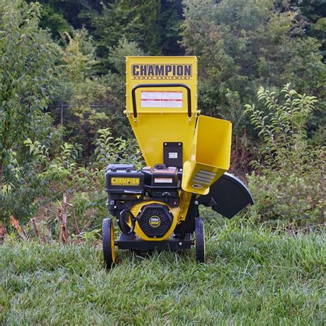 Champion Power Equipment 338 Cc Champion 3 In Steel Gas Wood Chipper In