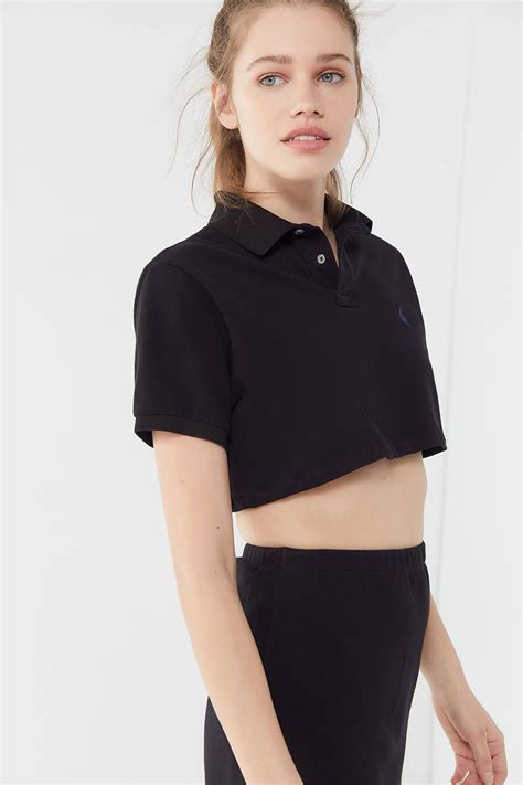 Vintage Cropped Polo Shirt Cropped Polo Shirt Cropped Polo Vintage