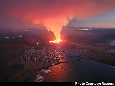 Volcano Erupts In Iceland 5th Outbreak Since December 2023