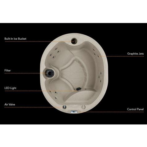 Lifesmart Spas 4 Person 13 Jet Oval Plug And Play Hot Tub Artofit