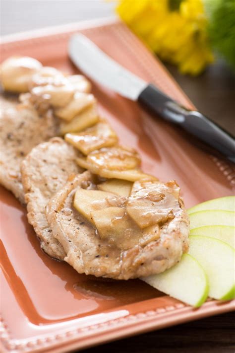 Pork Medallions With Apples And Maple Balsamic Glaze