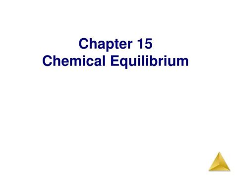 PPT Chapter 15 Chemical Equilibrium PowerPoint Presentation Free