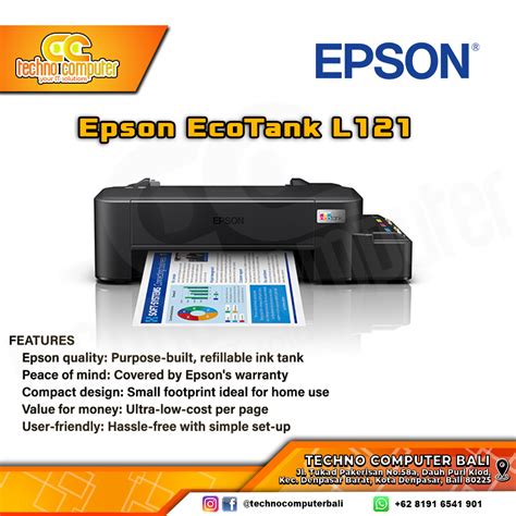 Printer Epson L121 Ecotank Print Only