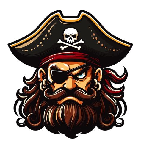 El Logotipo Del Vector Pirata Vector Premium