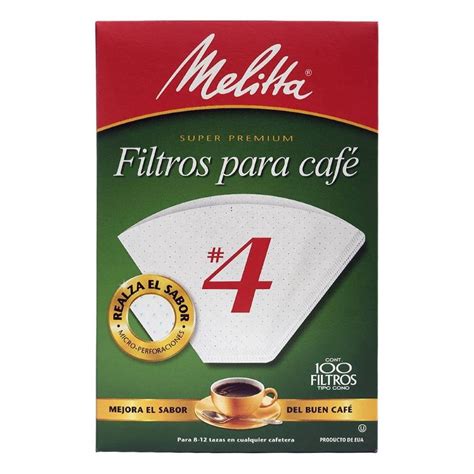 Filtros Para Caf Melitta Super Premium Con Piezas Bodega